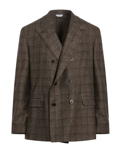 Man Blazer Taupe Size 36 Wool, Polyester, Elastane