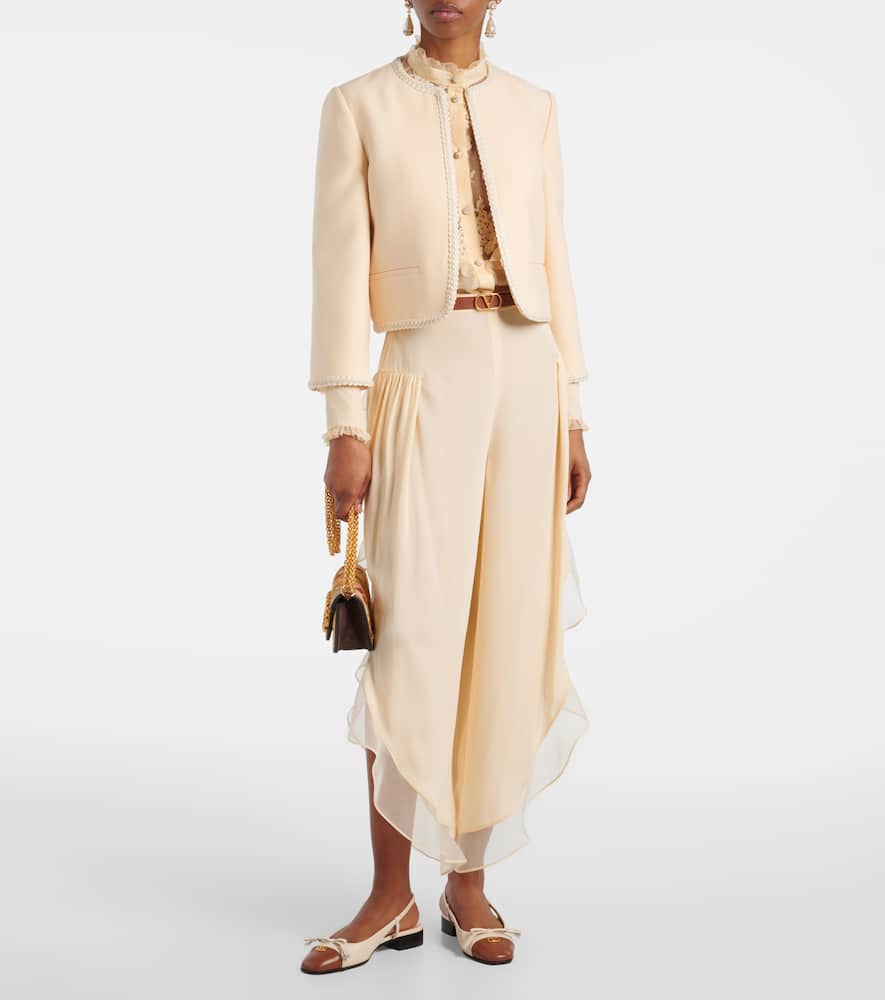 Silk chiffon blouse
