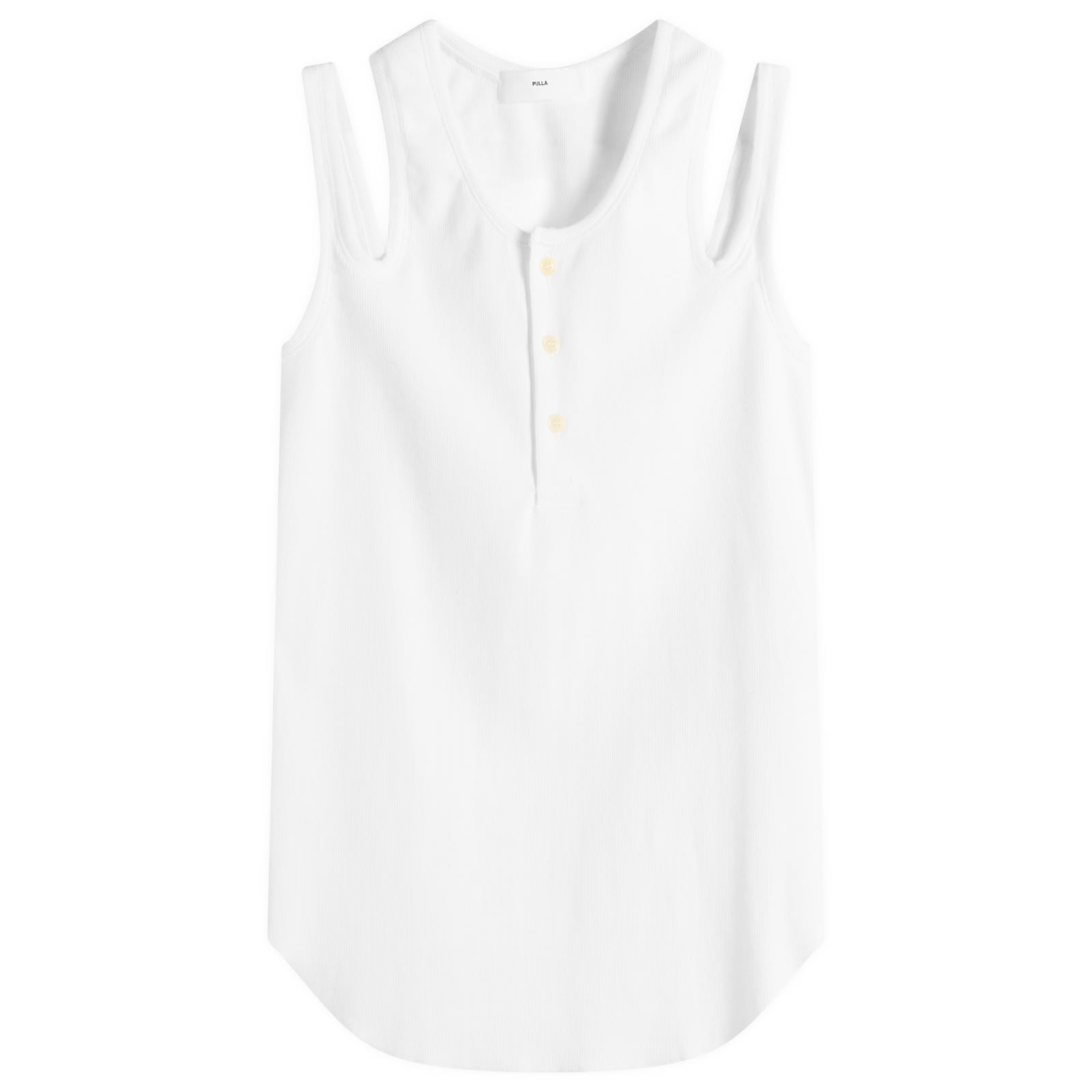 TOGA Rib Tank Top White
