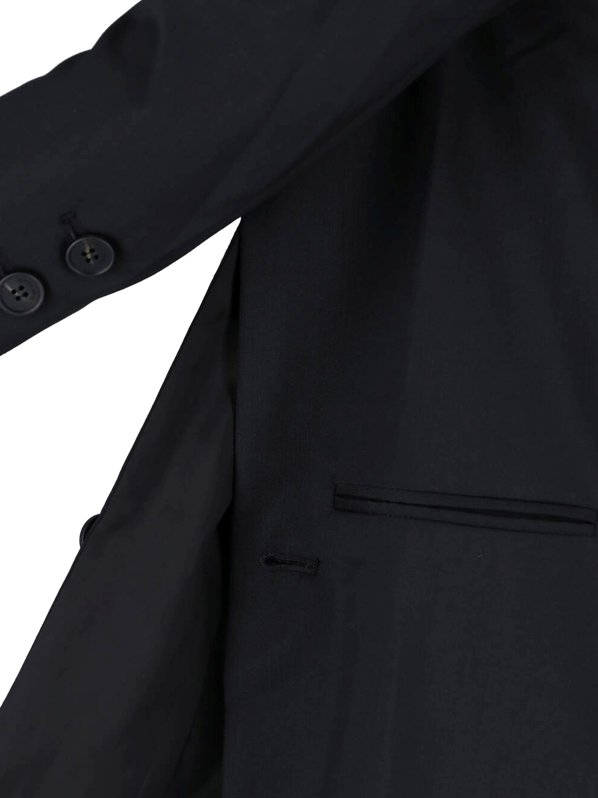 Double-Breasted Virgin Wool Blazer