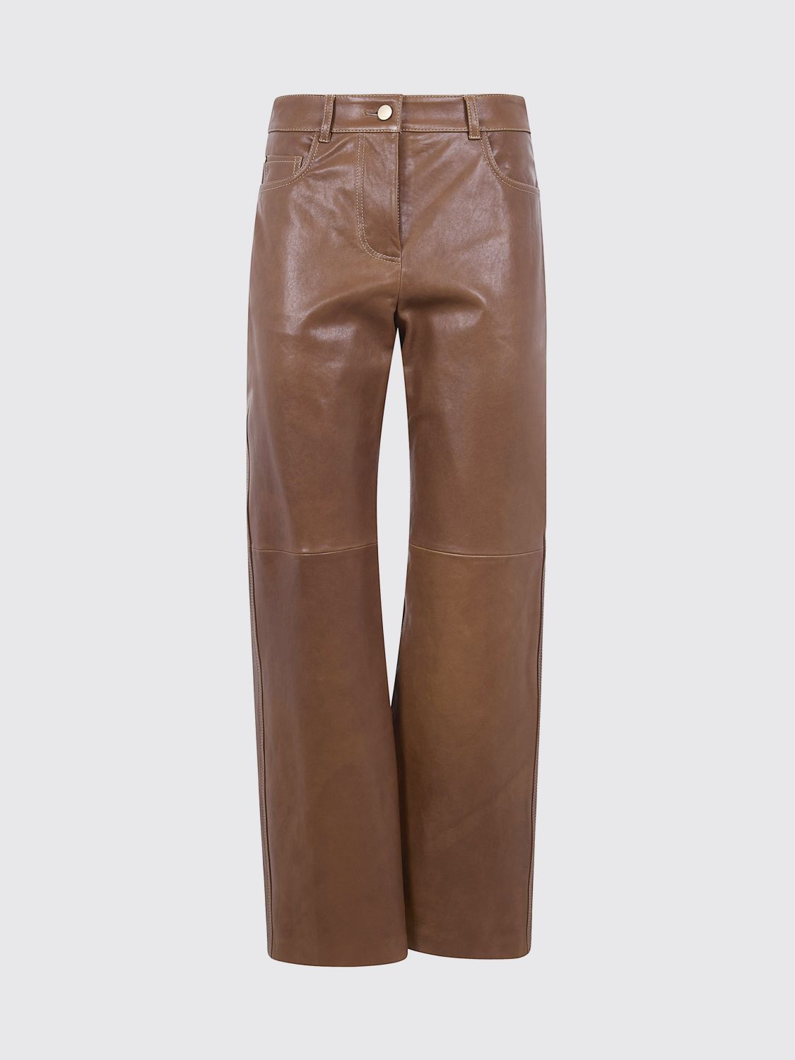 Pants Woman color Brown