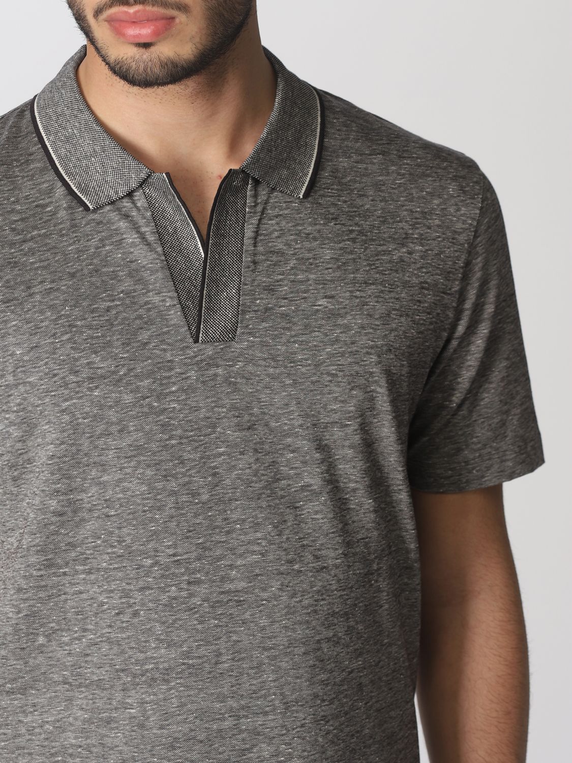 Polo Shirt Men colour Blue