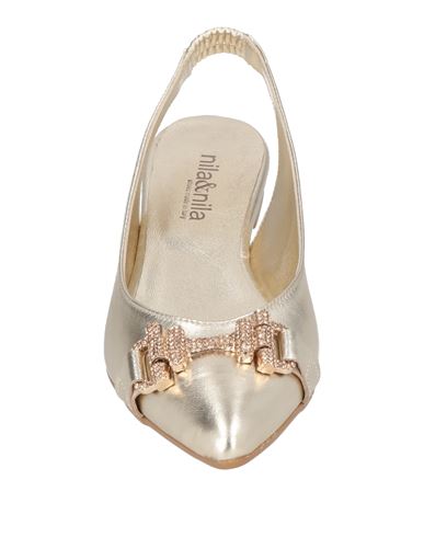 Nila & Nila Woman Ballet flats Platinum Size 6 Leather
