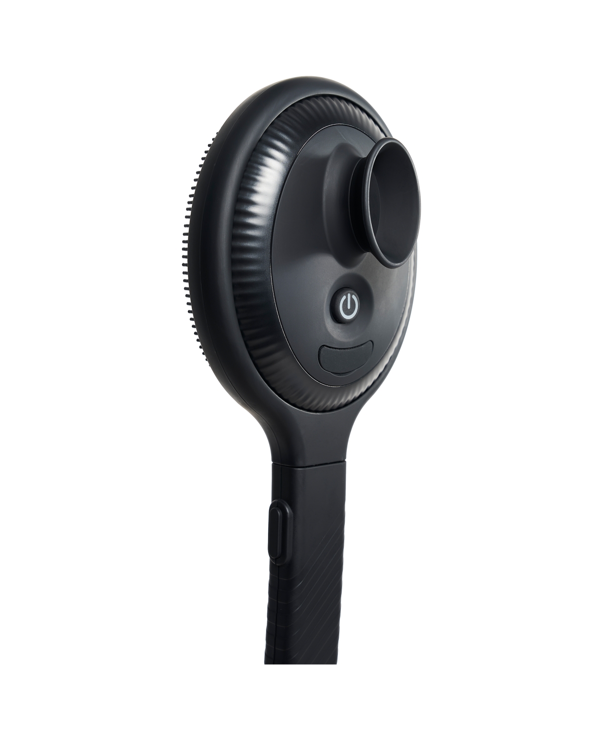 Vibrating Sonic Shower Brush with 4 Massage Modes, Waterproof Design - Black