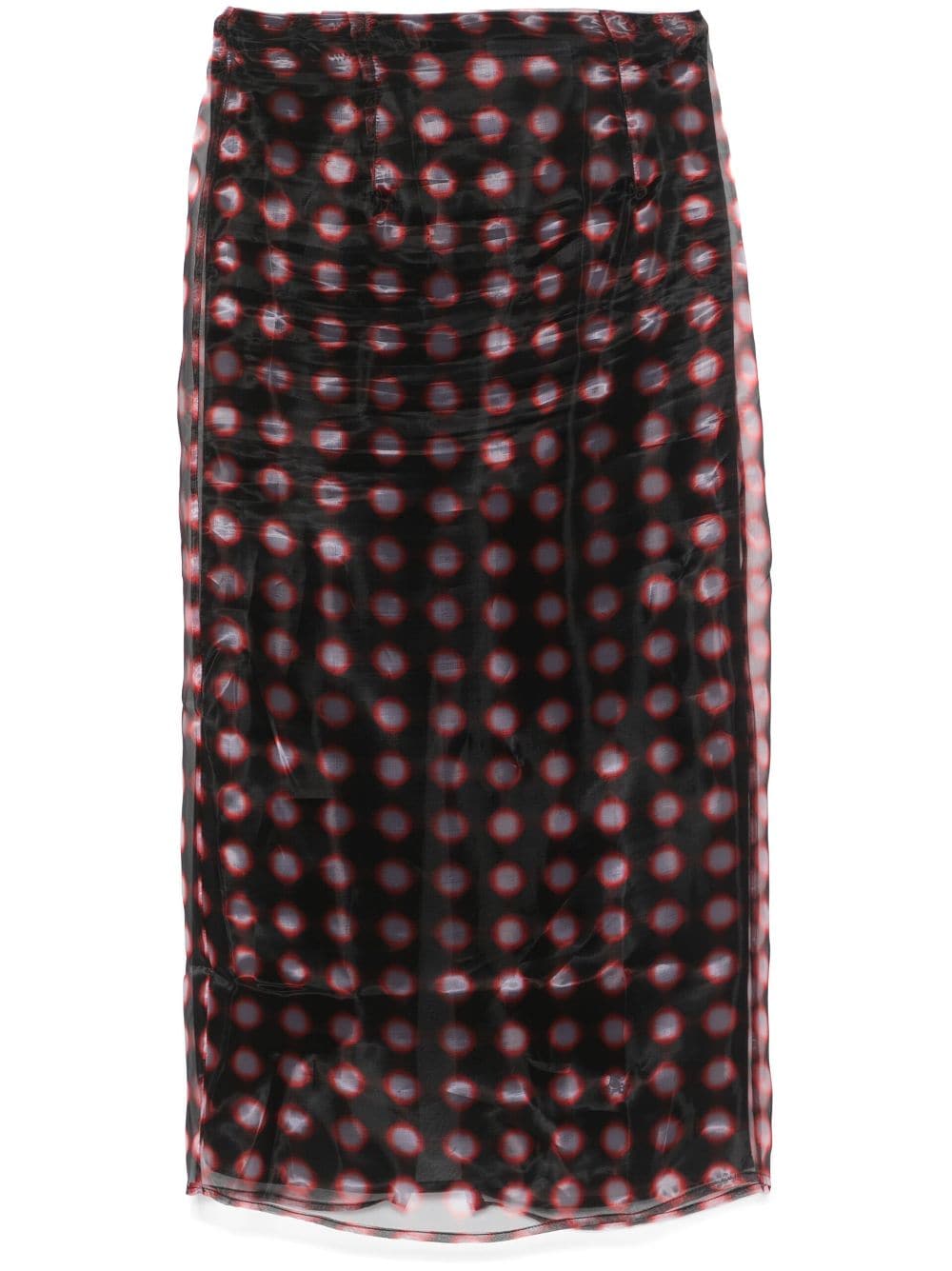 Dia midi skirt - Red
