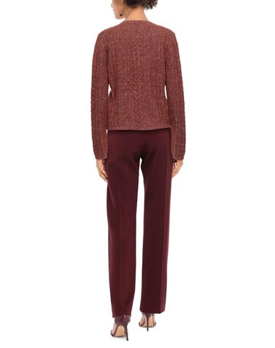 Woman Sweater Brick Size L Alpaca wool, Cotton, Polyamide, Wool, Elastane