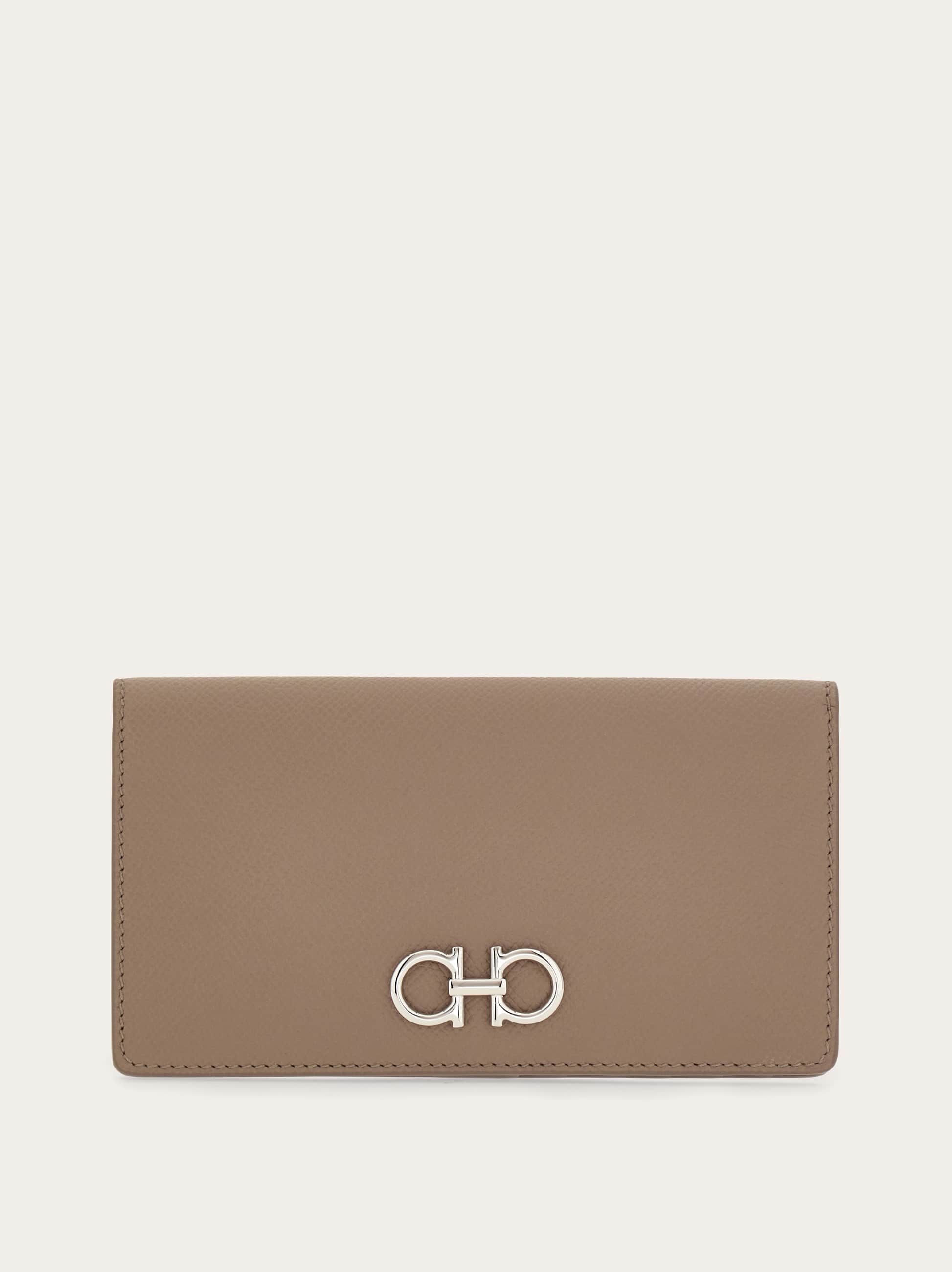 Women Gancini wallet Beige