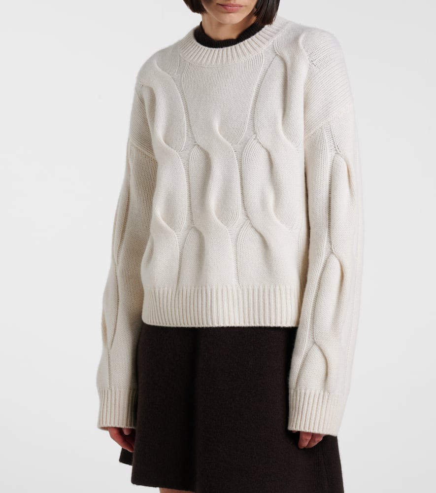 Sammie cable-knit cashmere sweater