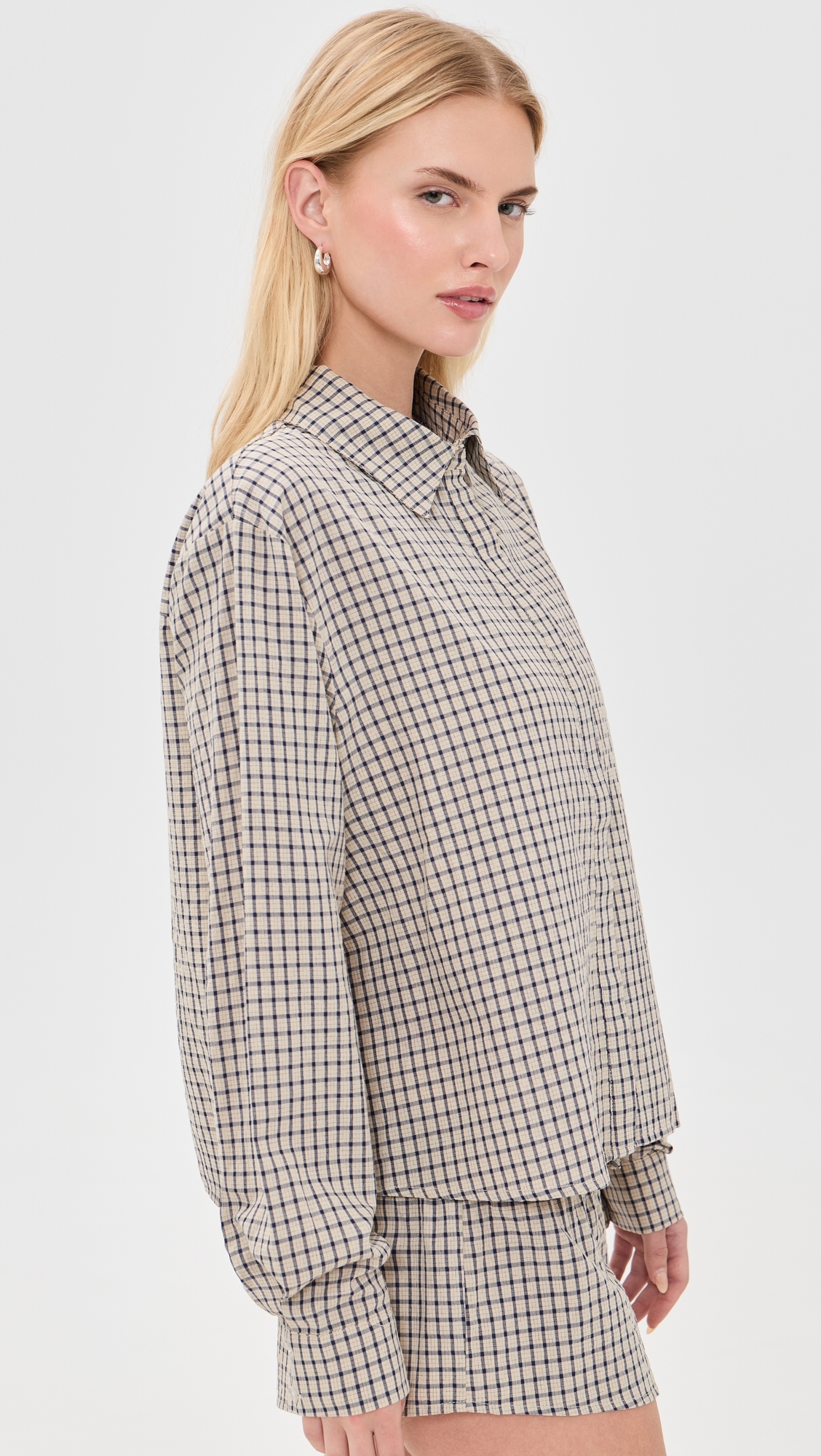 Nirvana Shirt Vintage Beige Plaid