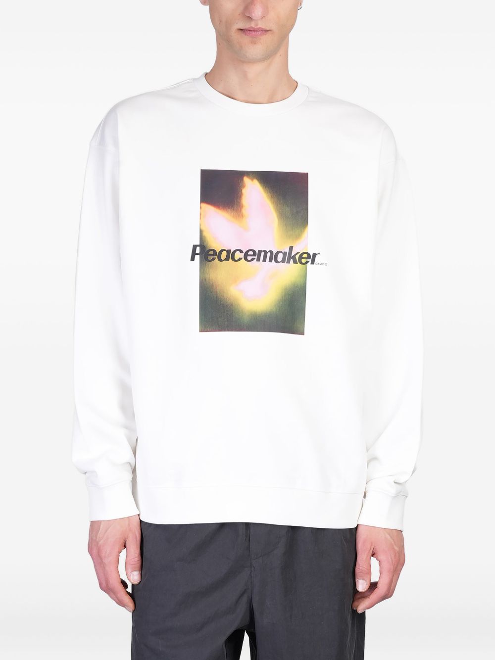 Peacemaker Oamc Bird sweatshirt - White