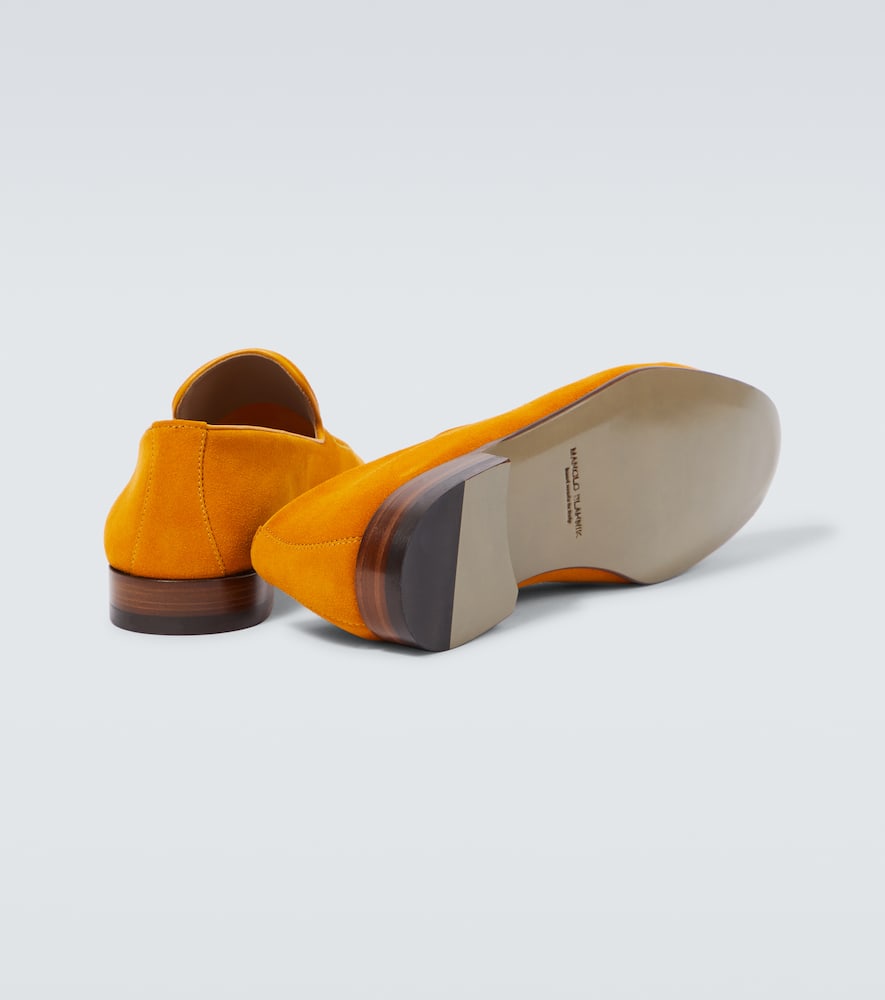 Manolo Blahnik Truro suede loafers