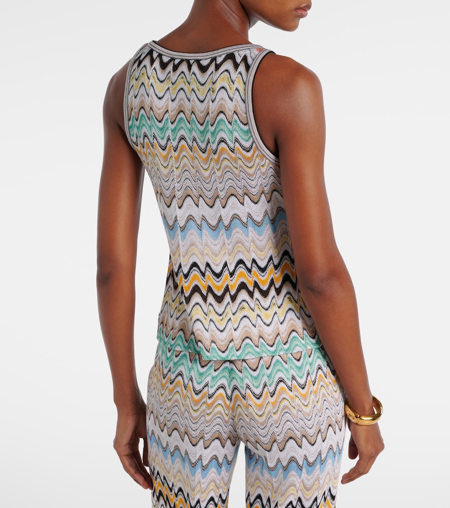 Intarsia tank top