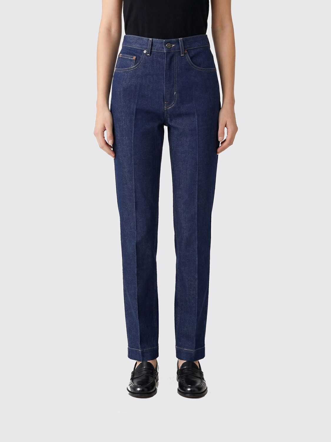Jeans CHLOÉ Woman color Navy