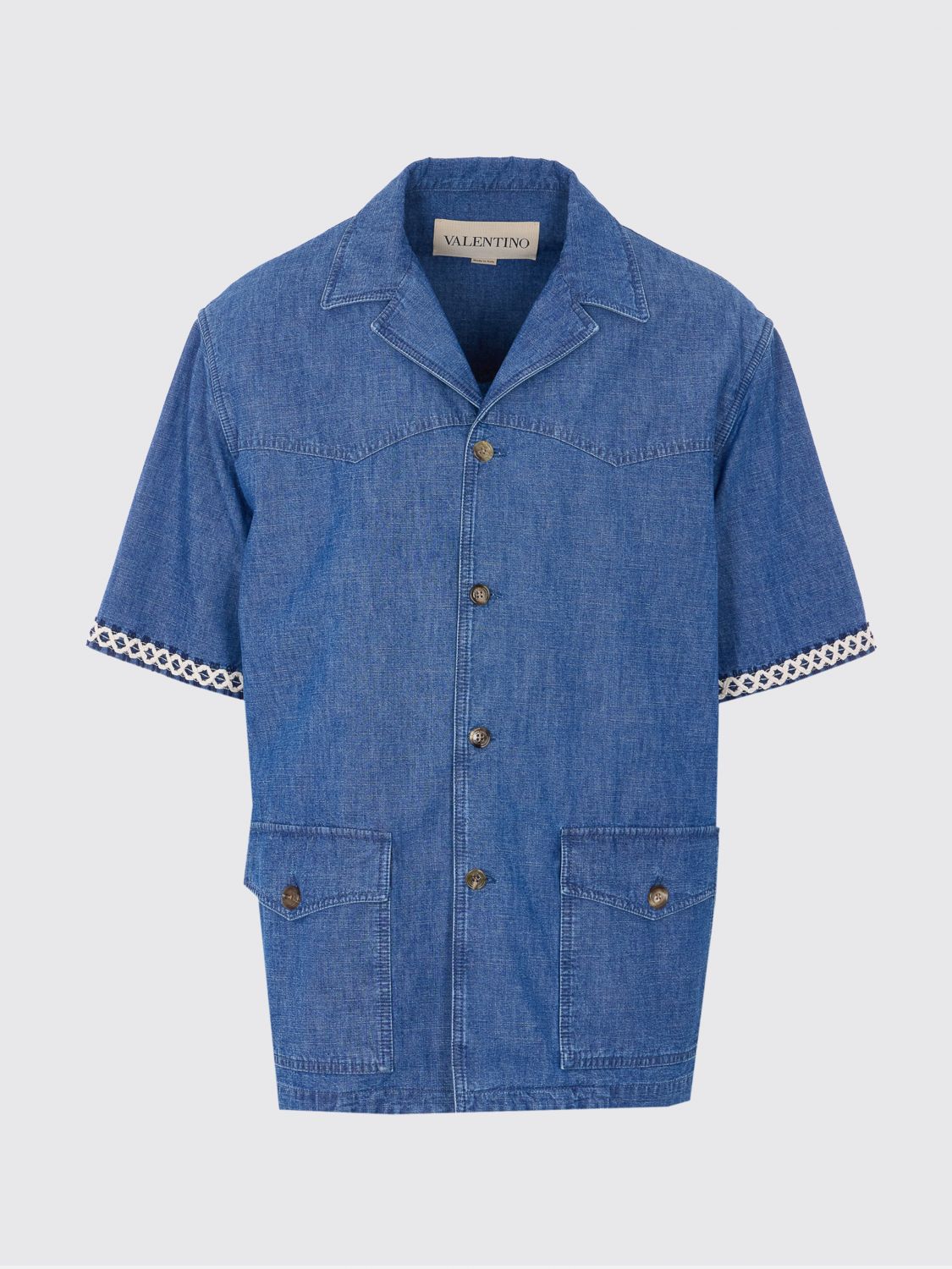 Shirt Men color Blue