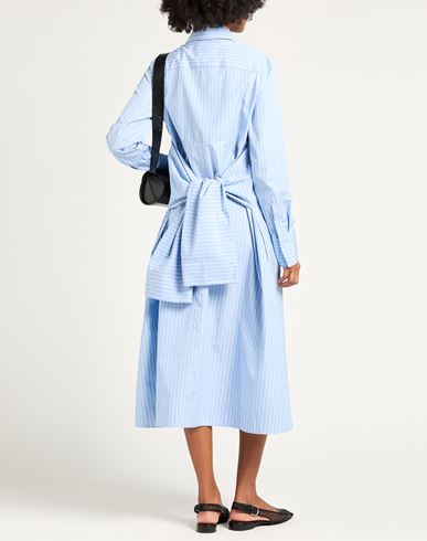 Woman Midi dress Sky blue Size 00 Cotton