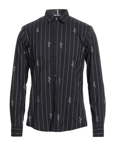 Man Shirt Black Size L Cotton