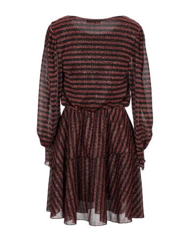 Woman Mini dress Brown Size 6 Polyamide, Metal