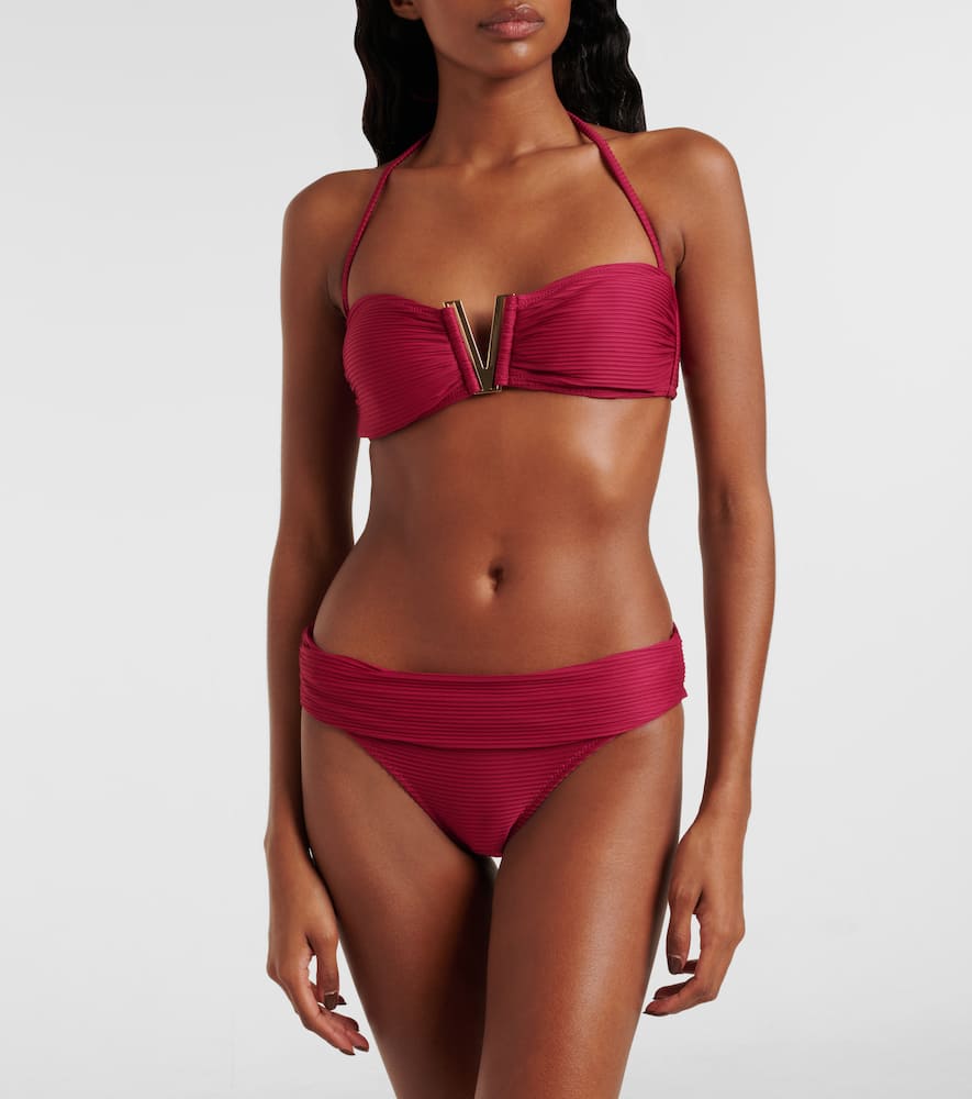Cassis halterneck bikini top