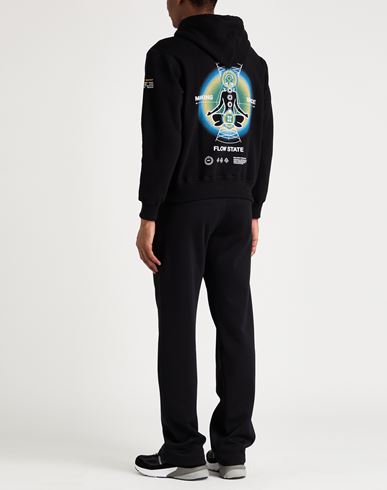 Man Sweatshirt Black Size L Cotton