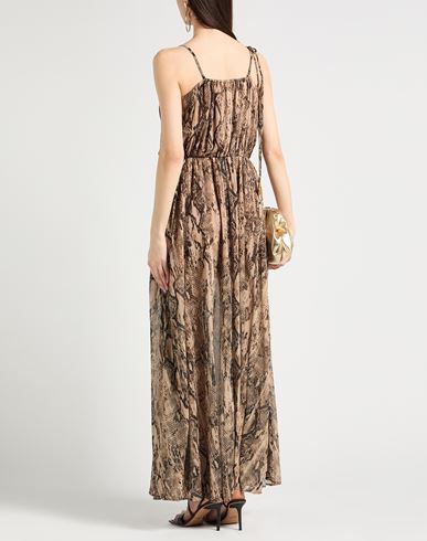 Just Cavalli Woman Maxi dress Sand Size 4 Polyester