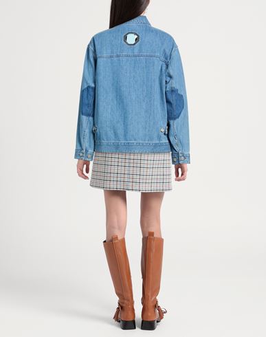 Woman Denim outerwear Blue Size M Cotton