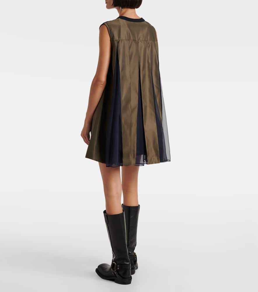 Paneled minidress