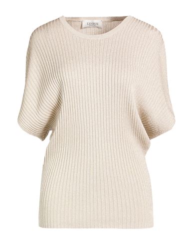 Woman Sweater Beige Size 6 Viscose, Metal, Polyamide