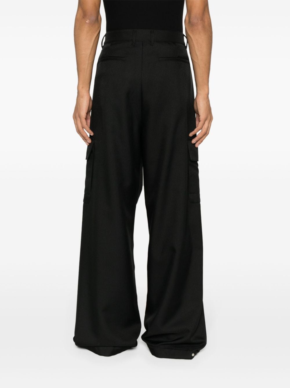 Ow Drill Cargo pants - Black
