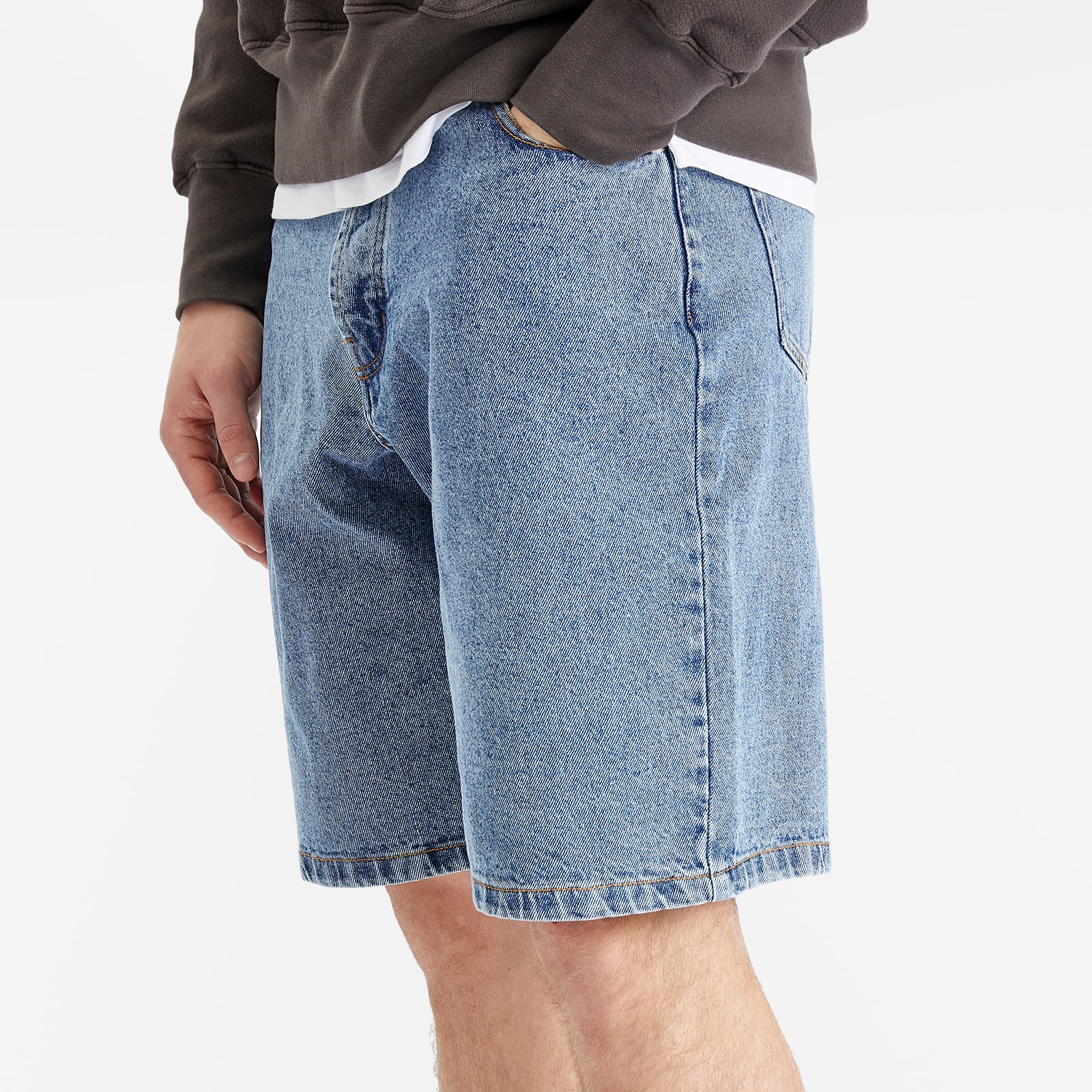 Men's DRS Denim Shorts in Stone Washed