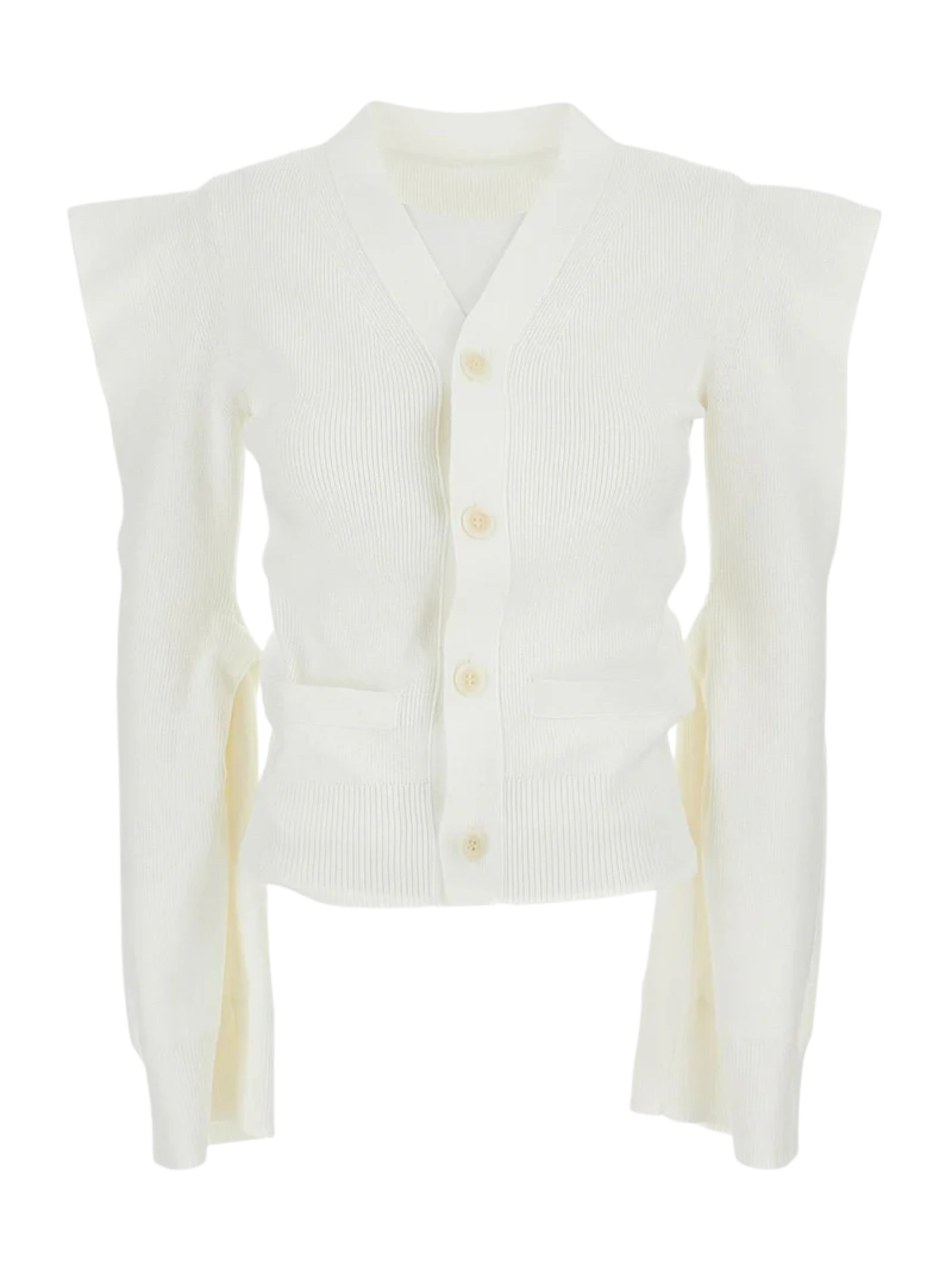 Suiting Mix Knit Cardigan