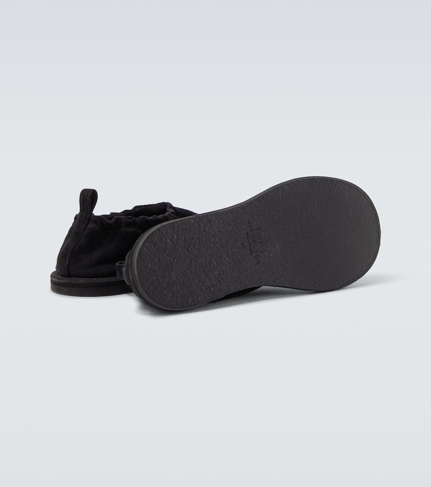 Korine suede slip-on shoes