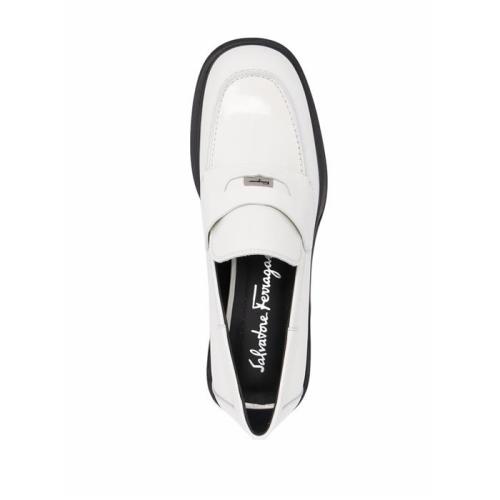 Nyx 30 patent leather loafers - White