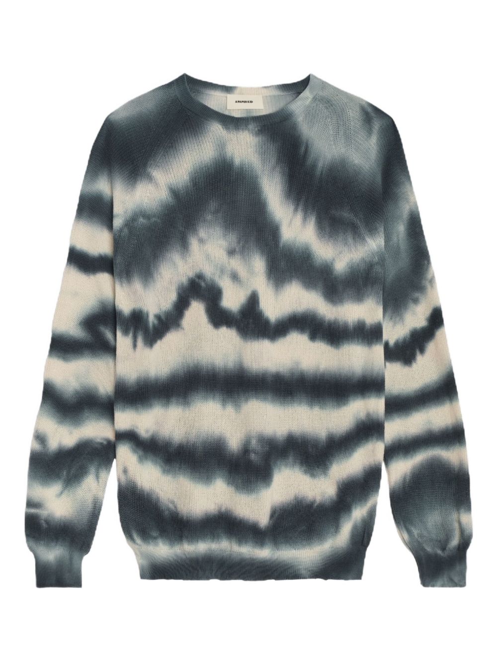 Tie-dye long-sleeve sweater - Neutrals