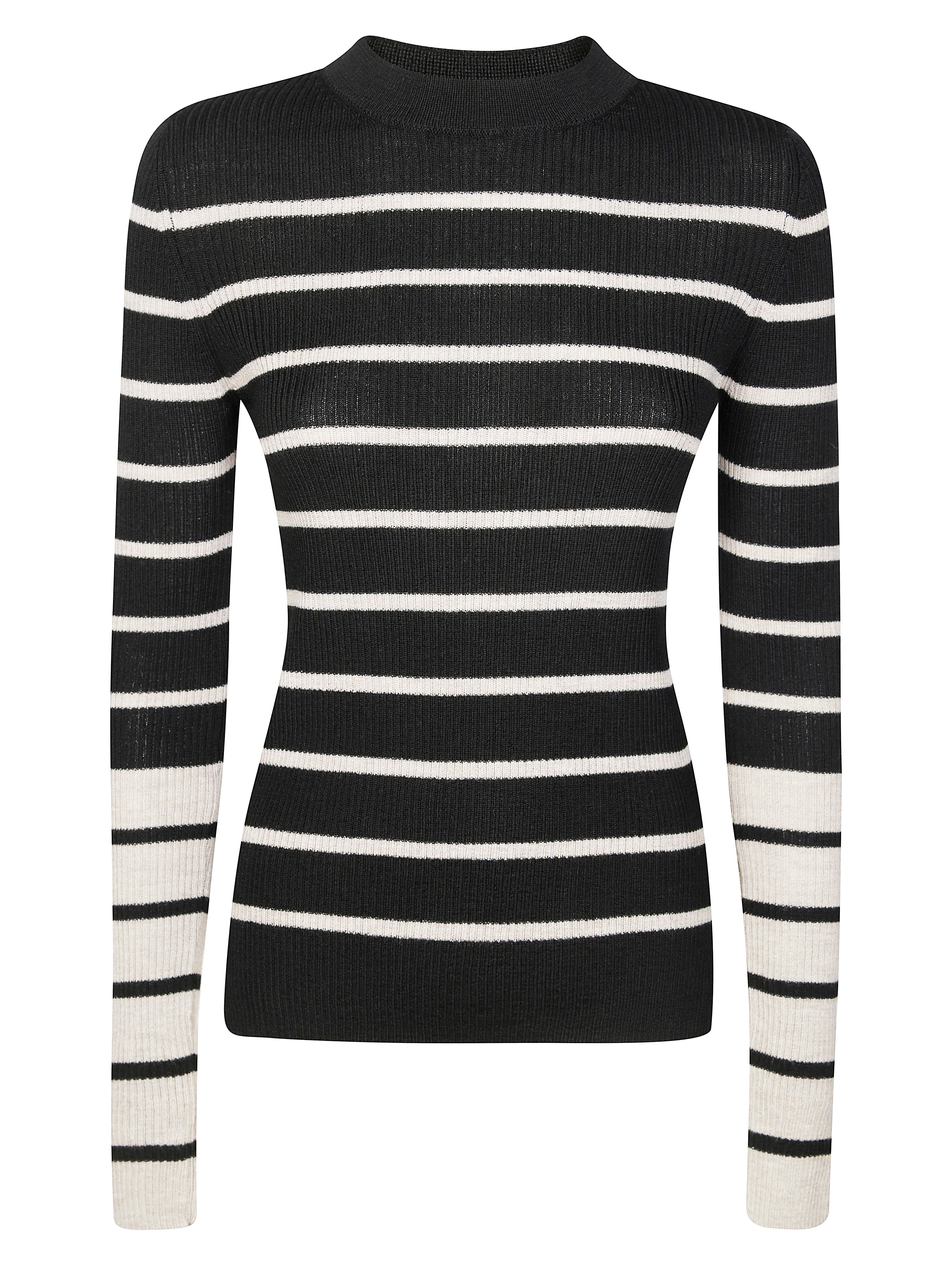 Oversized Sweater with Elegant Bacchetta Design - FW25
