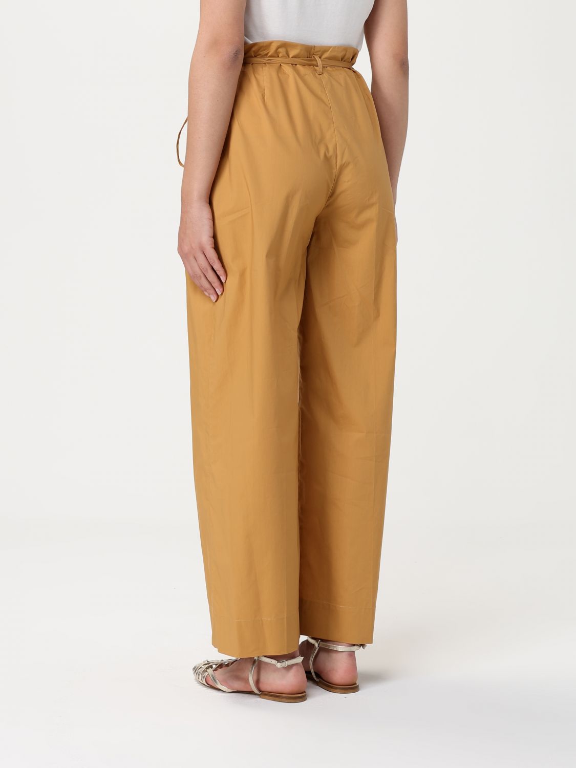 Pants LIU JO Woman color Mustard