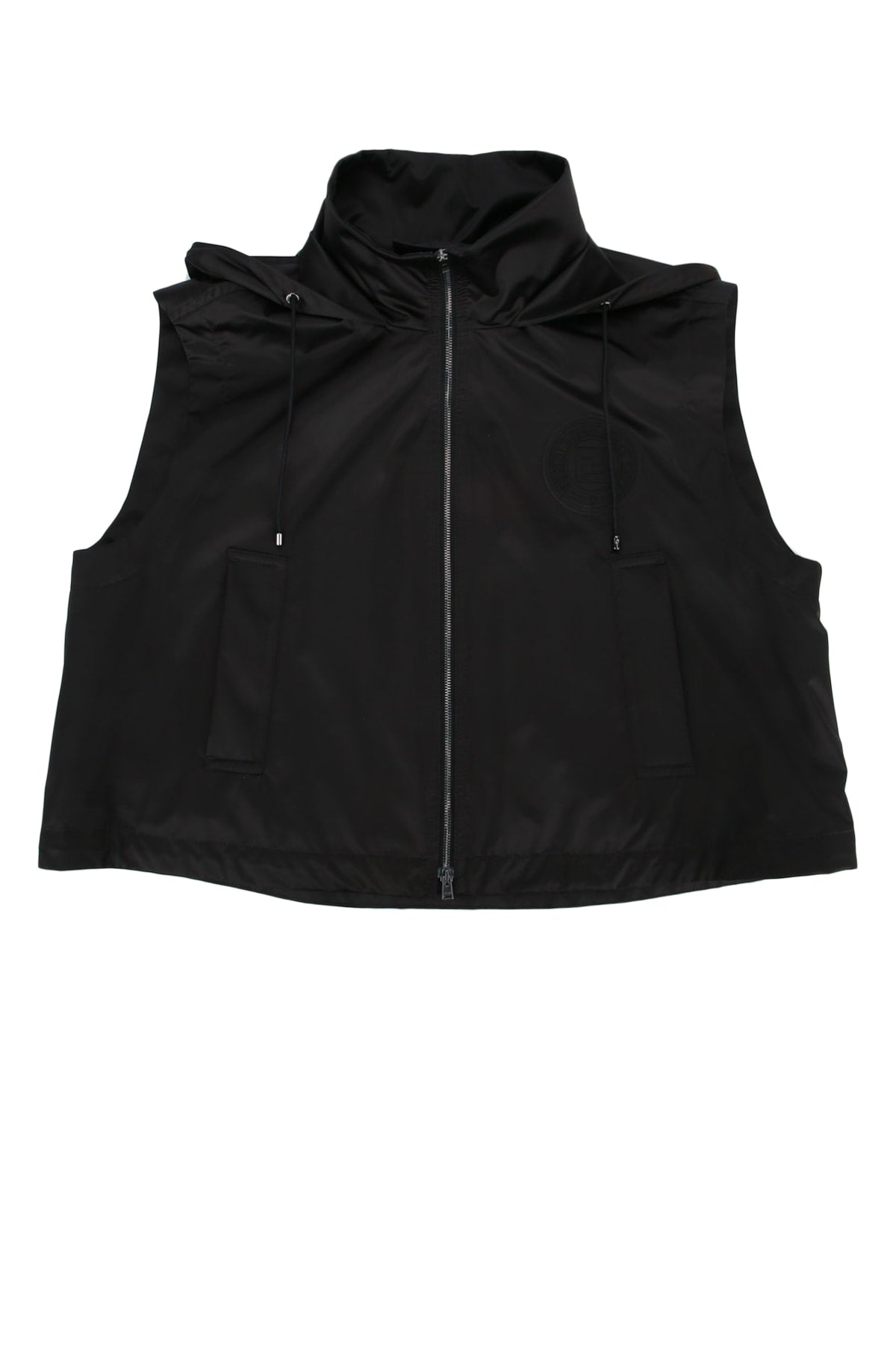 Hooded Vest — Black