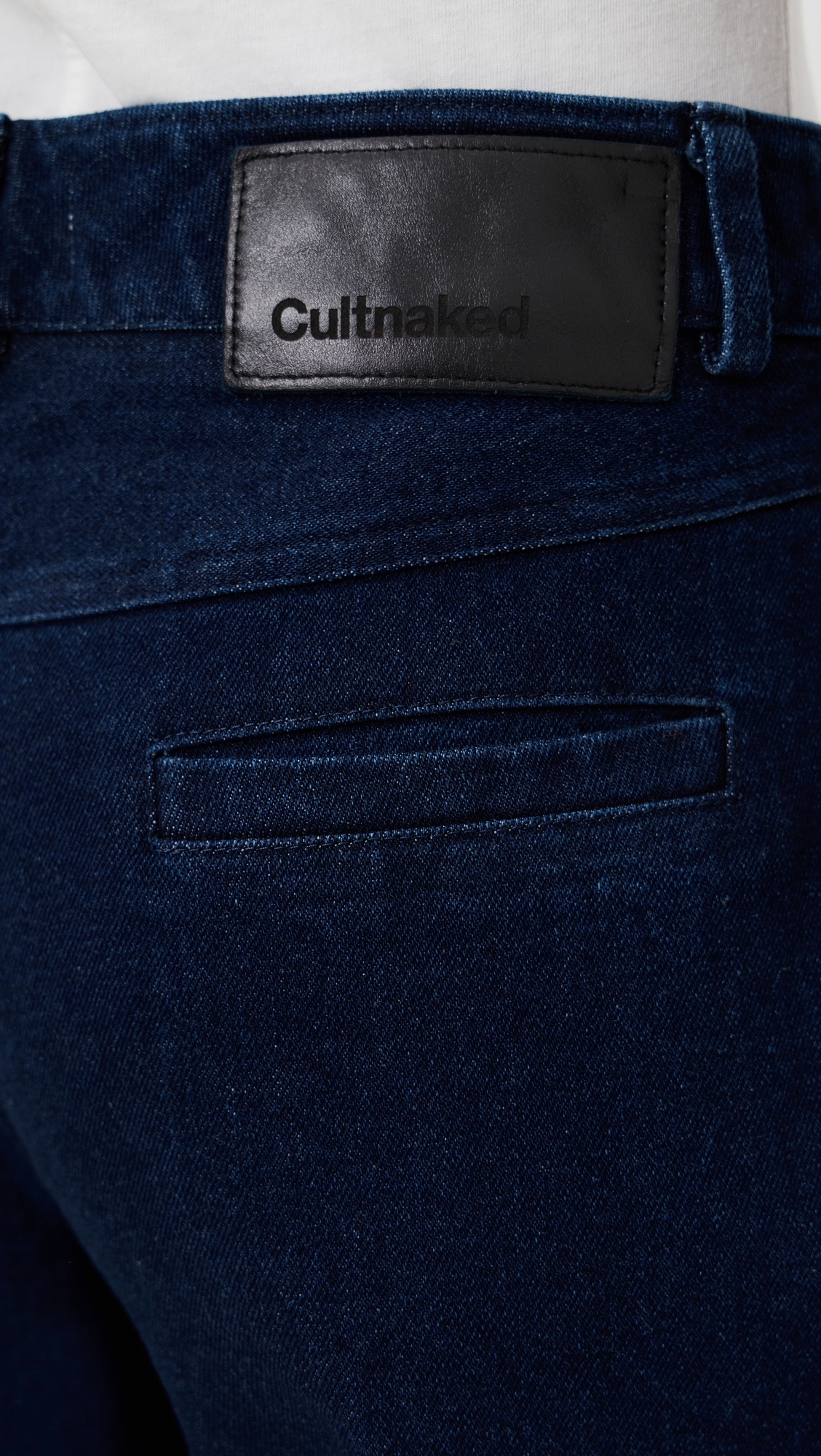 Barrel Jeans In Raw Denim Navy