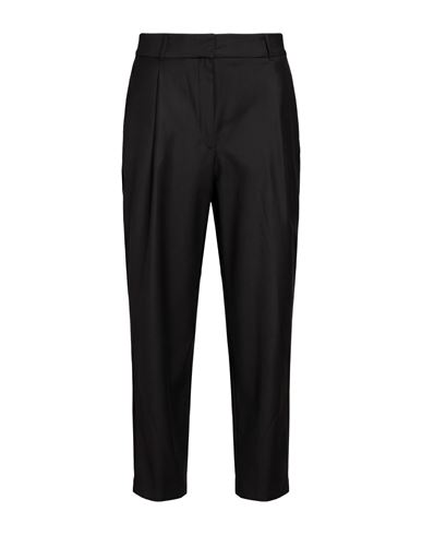 Woman Pants Black Size 6 Recycled polyester, Wool, Elastane