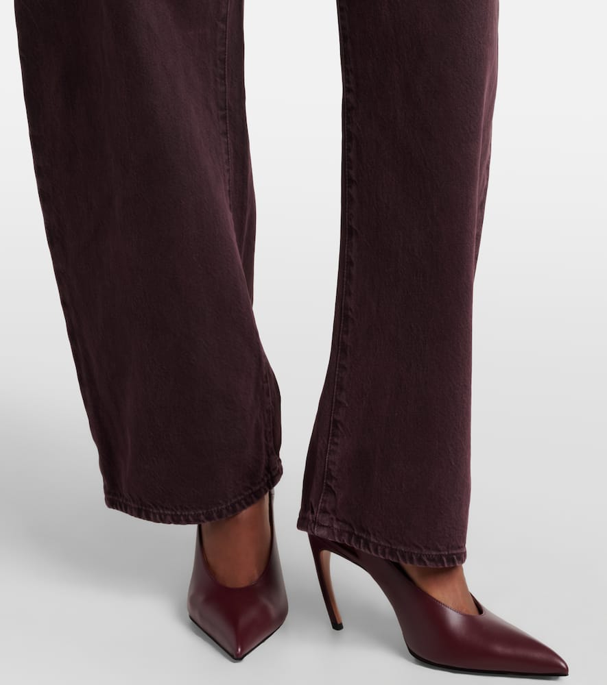 Sefton high-rise barrel-leg jeans