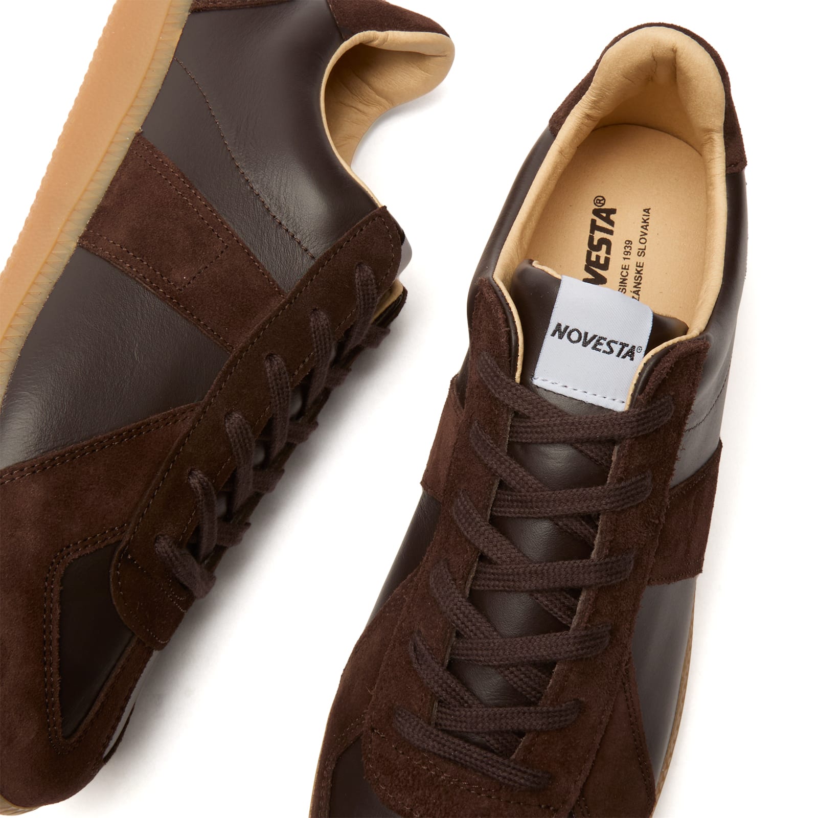 Men's GAT Leather Sneakers Brown