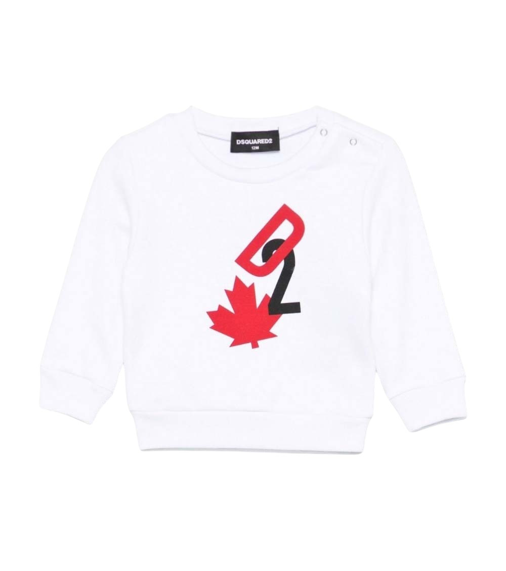 Babies White Graphic Sweatshirt