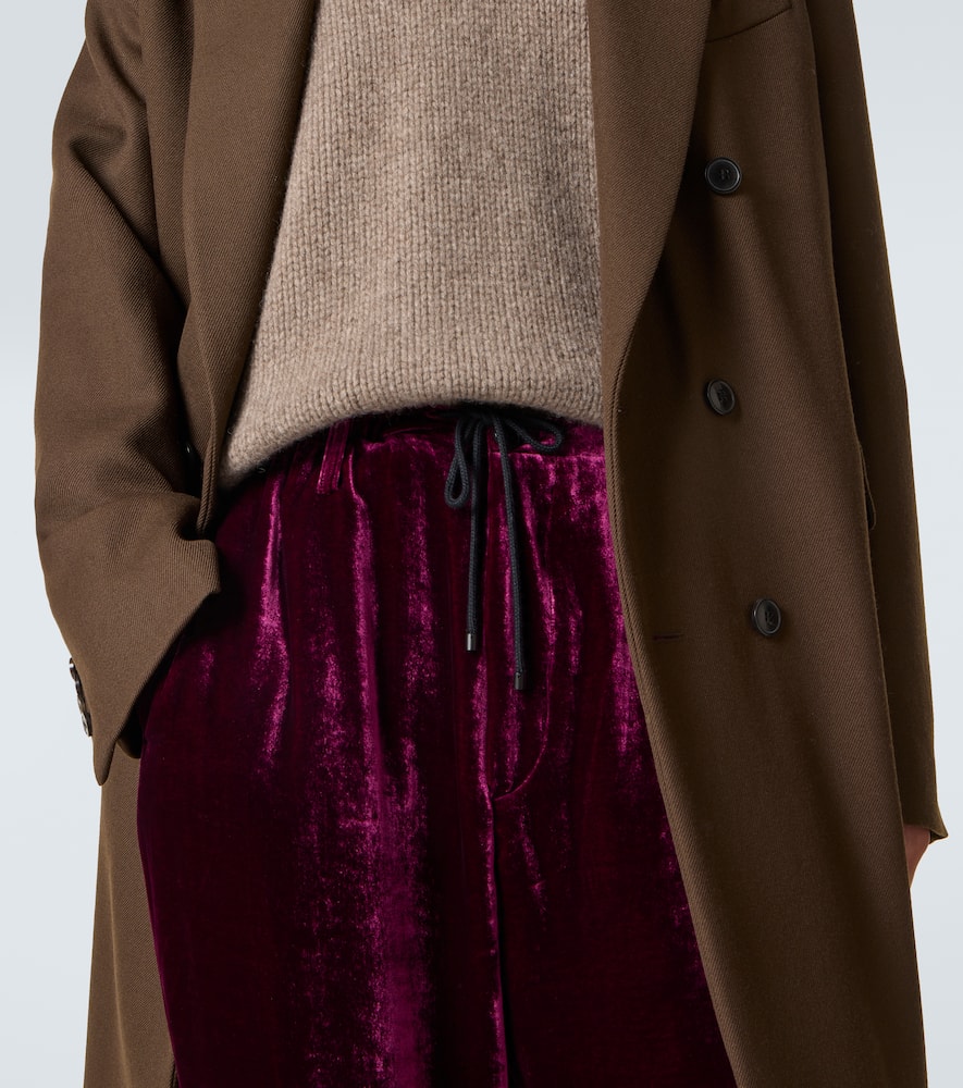 Velvet sweatpants