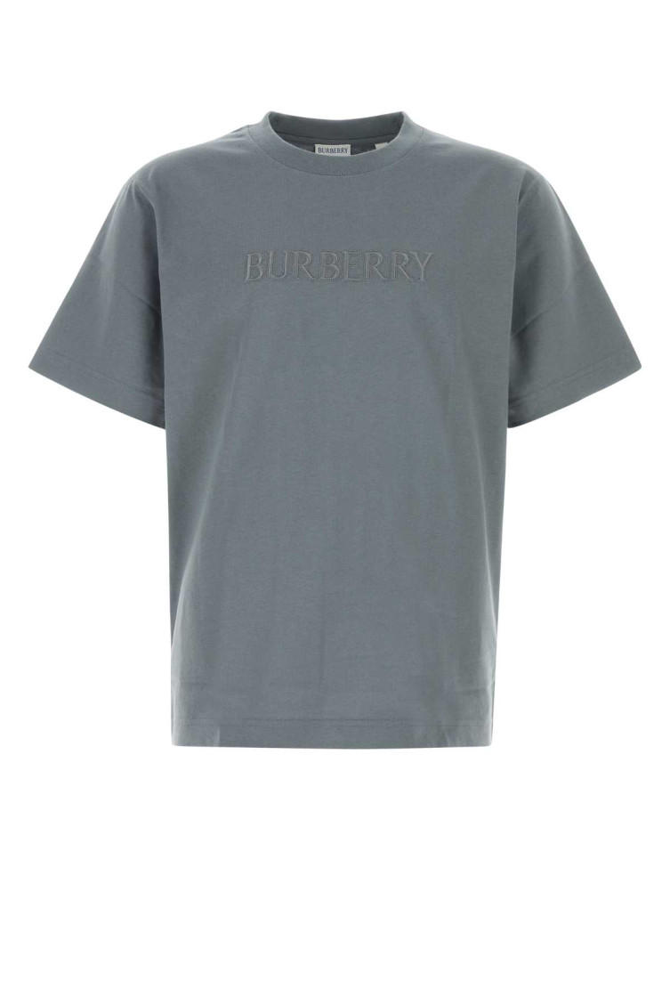 Dark Grey Cotton T-Shirt Forecastgrey Exterior - Men