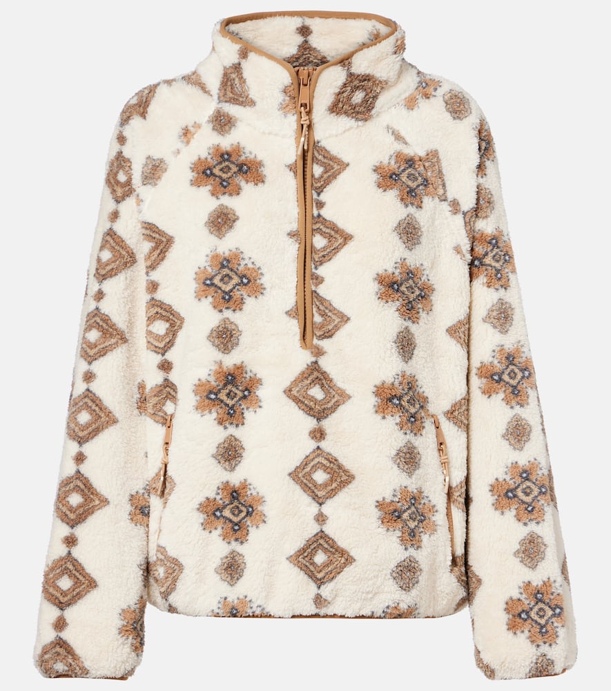 Harlow printed teddy jacket
