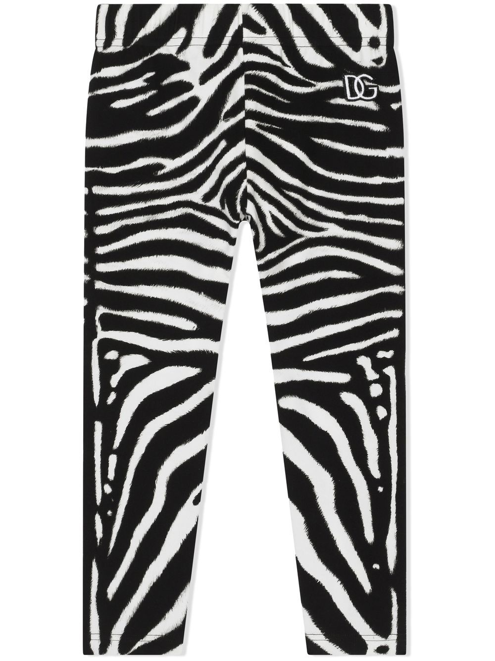 Interlock zebra-print leggings - White