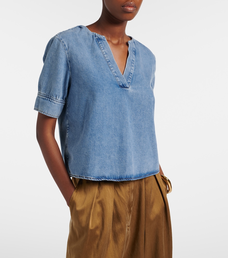 Denim top