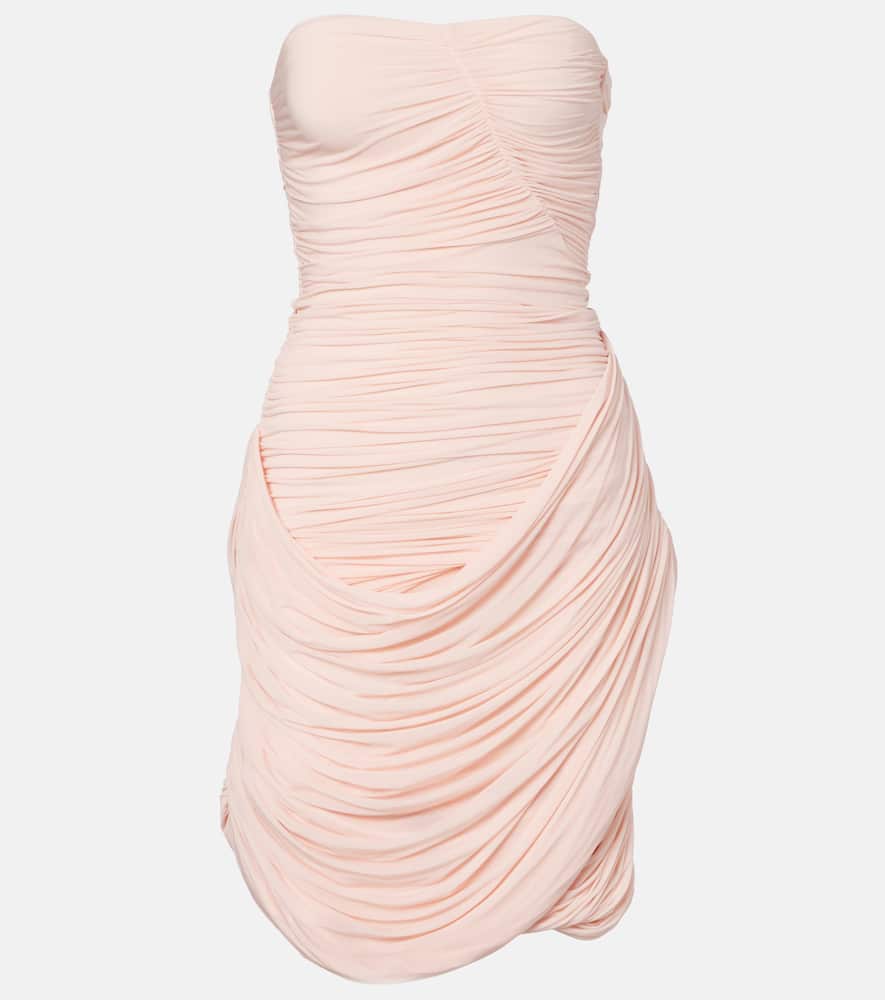 Draped midi dress