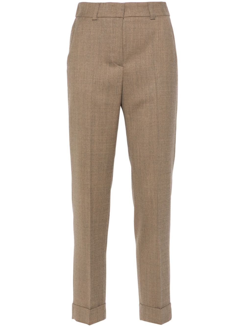 Tapered trousers - Brown