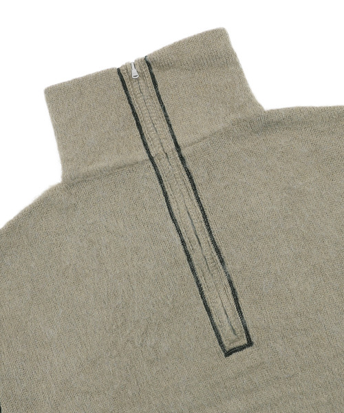 XTK176 Panel Half Zip Knit