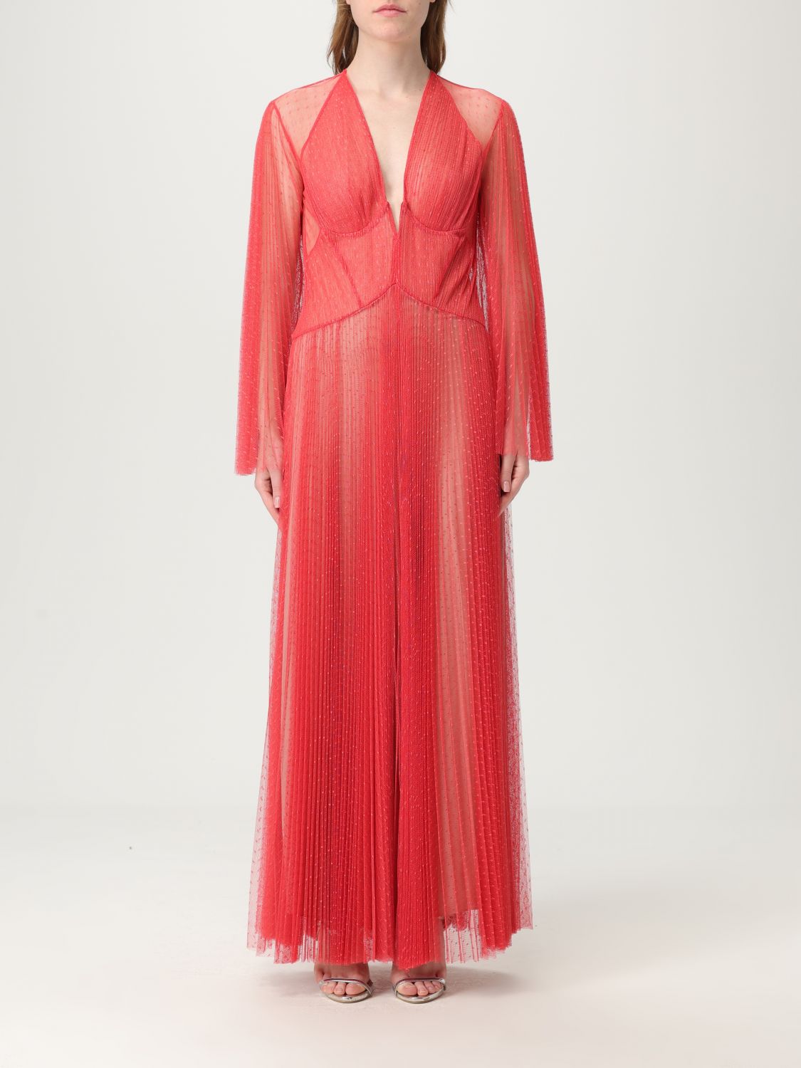 Dress TWINSET Woman color Orange
